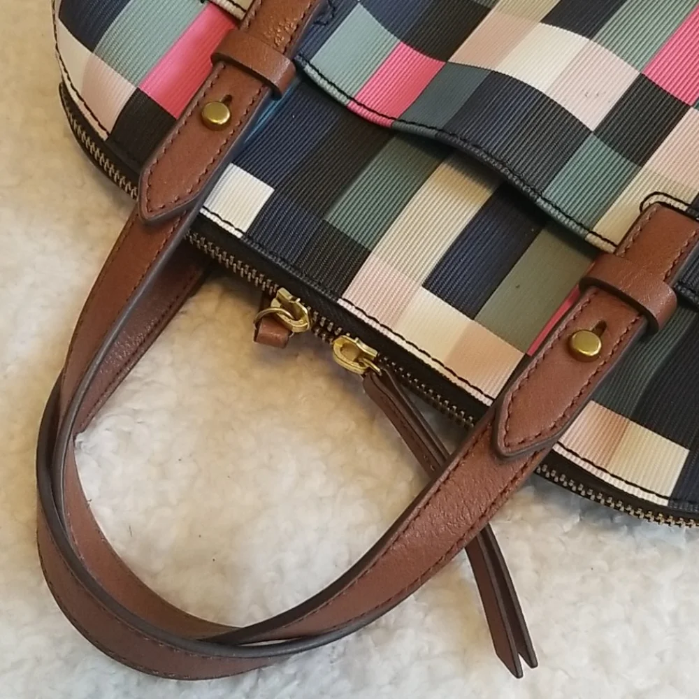 FOSSIL Rachel Satchel Bag with Key Fob